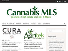 Tablet Screenshot of cannabismls.com